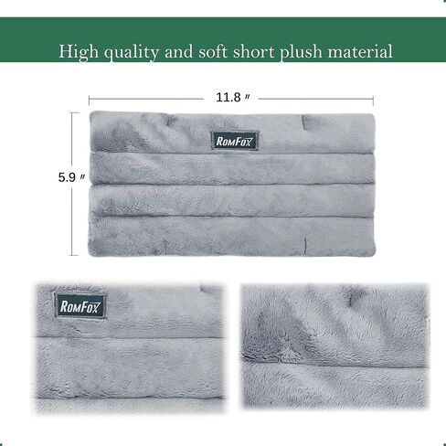 وسادة تسخين قابلة للاستخدام في الميكروويف من رومفوكس لتخفيف الآلام، حرارة رطبة للتشنجات والعضلات والمفاصل والظهر والرقبة والكتفين، وسادة ضغط حراري، للعلاج الساخن والبارد (11.8 * 5.9 غير معطرة) in Kuwait