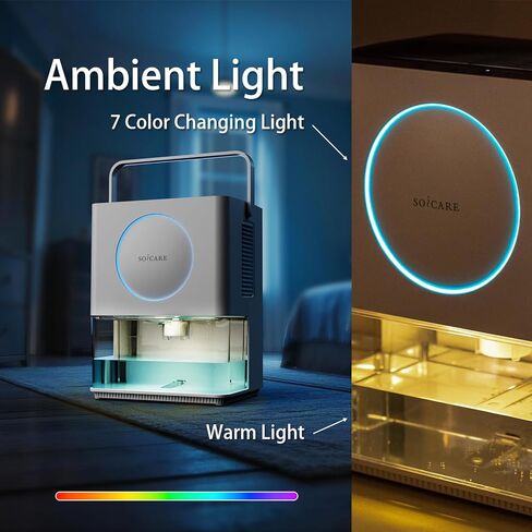 SOICARE Elegant Ceramic Diffuser for Essential Oils with Solid Wood Base,Stone Aromatherapy Essential Oil Diffusers for Home Office Room Decor Gift (180ML) in Saudi Arabia