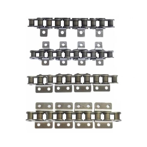 1.5M Length 06B,08B,10A,12A Single Double Hole Drive Roller Chain Machine Transmission Conveyor with Wings(10A 1 Wing 1 Hole) in Saudi Arabia