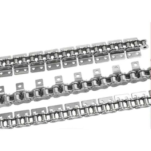 1PC 304 Stainless Steel Industrial Roller Chain with Ear Drive 06B 08B 10A for 1.5m Conveyor Transmission in Hardware(10A-1,2 Ears 2 Hole) in Saudi Arabia