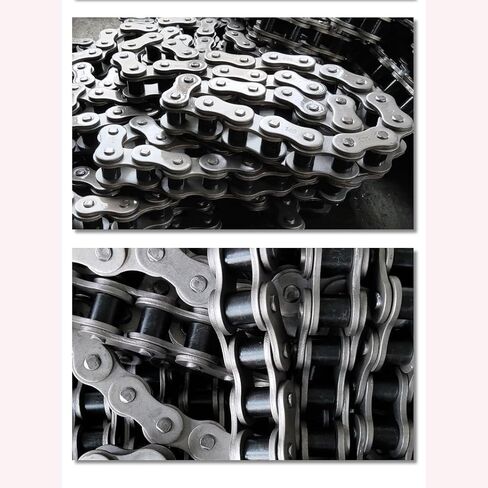 1 قطعة 1.5 متر 08B سلسلة دوارة دقيقة الملعب القصير الصناعية صف واحد محرك ضرس للآلات in Kuwait