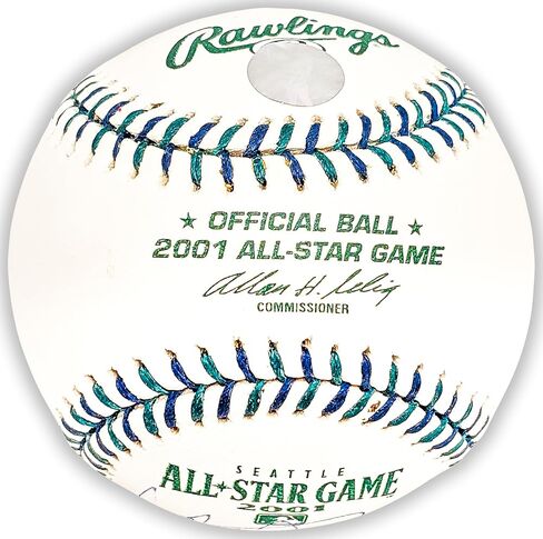 Ichiro Suzuki Autographed Official 2001 All Star Game Logo Game Baseball Seattle "#51" IS Holo in Saudi Arabia