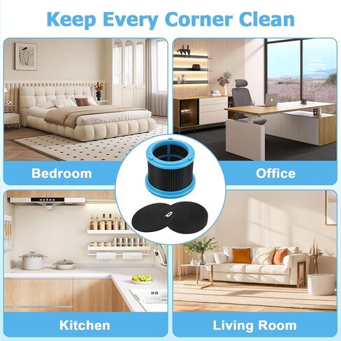 4039 4052 مرشحات بديلة لـ Bissell PowerClean FurGuard 280W 4051 4205 Vacuum and FurFinder 200W 4026 4031 4137 مكنسة كهربائية لاسلكية، الجزء # 1646969 1646970، 2 مرشحات HEPA و4 منصات تصفية مسبقة in Saudi Arabia