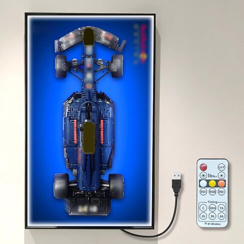 Display Wallboard for Lego Technic Mercedes-AMG F1 W14 E Performance Race Car 42171 & 42141 Technic McLaren Formula 1, Compatible with Lego Mercedes-AMG F1, for Lego Car Wall Mount, Only Wallboard in Saudi Arabia