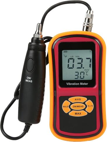 COYEUX Digital Vibration Meter, Handheld Vibration Monitoring Equipment, with Handle-Mounted Probe, for Mechanical Watches/Motors/Fans/Bearings in Kuwait