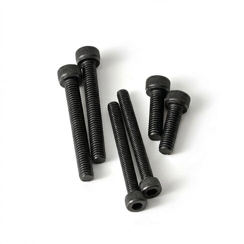 M5 x 20mm (50 Pack) Socket Head Cap Bolts with Hex Spanner, Black Oxide 304 Stainless Steel 18-8, Allen Socket Drive, Full Thread in Saudi Arabia