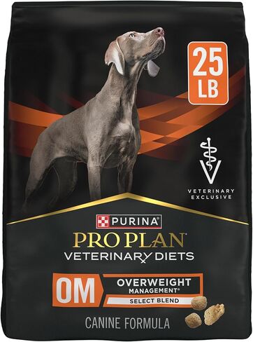 Purina Pro Plan Veterinary Diets OM Select Blend Overweight Management With Chicken Canine Formula Dry Dog Food - 16.5 lb. Bag in Saudi Arabia