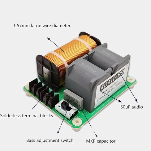 1500W Pure Bass Subwoofer Frequency Distributor Divider Speaker Filter Pure Bass Frequency Divider in Saudi Arabia