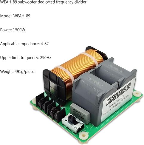 1500W Pure Bass Subwoofer Frequency Distributor Divider Speaker Filter Pure Bass Frequency Divider in Saudi Arabia