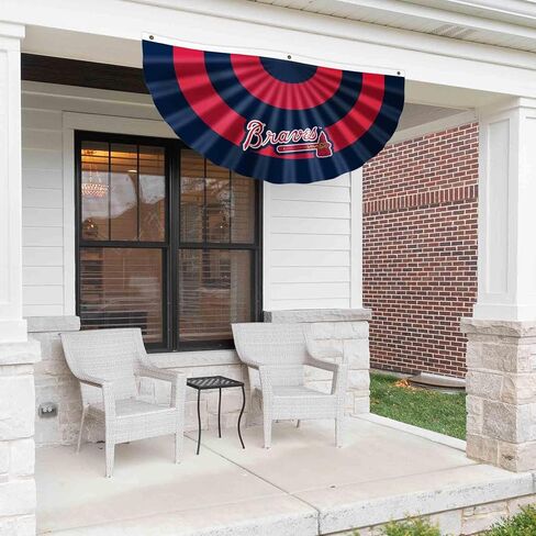 WinCraft Atlanta Braves Bunting Pleated Fan Banners in Saudi Arabia