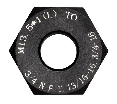 Steel Thread Adapter Convert M13.5x1(L) to 3/4 NPT, 13/16-16, 3/4-16 in Kuwait