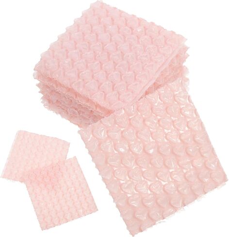 60 قطعة من أكياس الفقاعات على شكل قلب من VALICLUD لتغليف أكياس توسيد الفقاعات السميكة المقاومة للصدمات باللون الوردي المتدرج للشحن والنقل in Kuwait