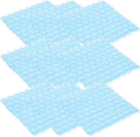 Luxshiny 60Pcs Light Blue Heart-Shaped Bubble Pouches for Moving Packaging Shipping, Thickened Double-Walled Anti-Shock Bubble Bags for Mailing and Transport in Saudi Arabia