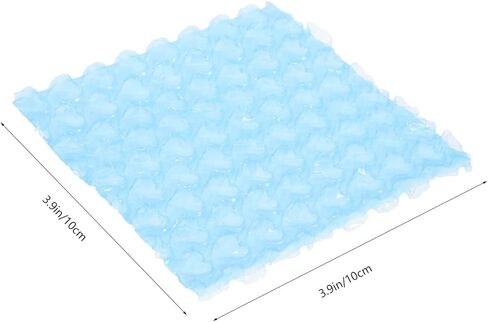 Luxshiny 60Pcs Light Blue Heart-Shaped Bubble Pouches for Moving Packaging Shipping, Thickened Double-Walled Anti-Shock Bubble Bags for Mailing and Transport in Saudi Arabia
