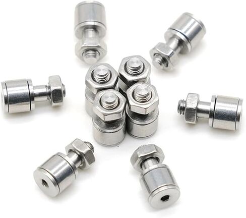 10 قطعة CFS2.5V مسمار نوع كام أتباع محامل M2.5x5x9.5mm SUS304 الفولاذ الأسطوانة المسار تحمل KR5 أجزاء المحرك in Saudi Arabia