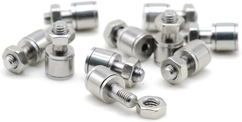 10 قطعة CFS2.5V مسمار نوع كام أتباع محامل M2.5x5x9.5mm SUS304 الفولاذ الأسطوانة المسار تحمل KR5 أجزاء المحرك in Saudi Arabia