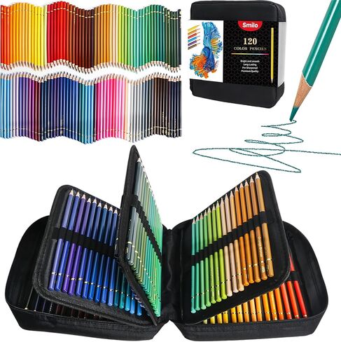 Smilo 76 Pack Professional Drawing Sketching Kit - Complete Art Supplies Set with Sketchbook,Graphite/Colored/Charcoal/Watercolor/Metallic Pencils - Ideal for Artists, Adults, Teens & Beginner Kids in Saudi Arabia