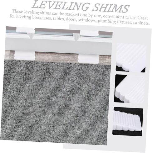 4Pcs Wobble Furniture Leveling Shims Multi Functional Wedges for Tables Sofas Doors and Toilets Easy to Use Durable Non Slip Design for Optimal Stability in Saudi Arabia