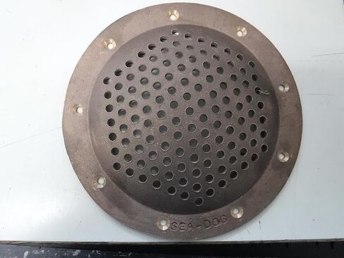 Sea Dog Line Round Cast Bronze Strainer, 8 Inch OD, 6 Inch ID, #520612 in Saudi Arabia