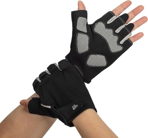 XuoAz Workout Gloves for Women Men, Breathable Fingerness Gym Glove, Lightweight Exercise Weight Lifting Gloves in Saudi Arabia
