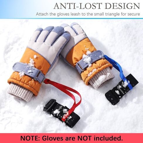 6 Pcs Ski Glove Wrist Leash Elastic Wrist Lanyard, Adjustable Sport Glove Anti-Lost Hanging Strap for Skiing Snowboarding Mountaineering Outdoor Sports Accessories, Assorted 3 Colors Leash in Kuwait
