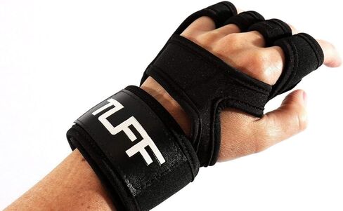 TUFF Glove Skinz – Premium Weightlifting Grip Gloves with Wrist Support | Gym Gloves for Powerlifting, Crossfit & Strength Training | Non-Slip & Padded Protection in Saudi Arabia