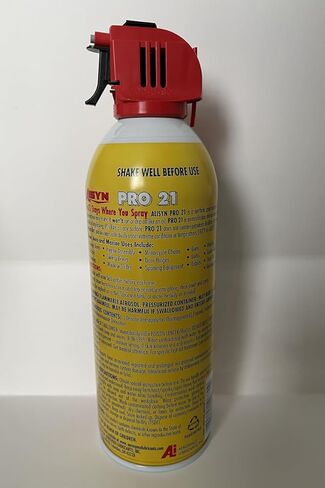 Pro 21 Synthetic Spray Lubricant Multi-Purpose No-Drip Formula Great for use with Anything Garage Door Springs Rollers Hinges and Locks in Saudi Arabia