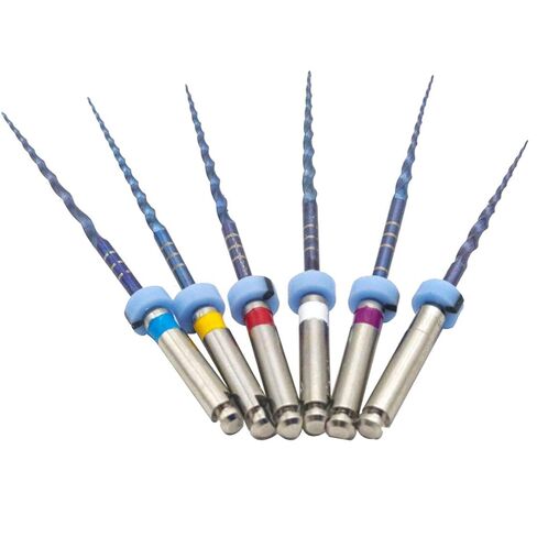 نظام تنشيط الحرارة TF-6 مبرد قناة الجذر المستدق الكبير 6 قطع (25 ملم) in Kuwait