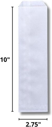 Silverware Sleeve Bags, Plain White Paper, 2-3/4x 10 (2000 Count) in Saudi Arabia