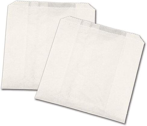 Food Service Paper Bags for Fries, Hashbrowns & Hot Foods - 5.5x4 inch, 1000 Count White Takeout Bags in Saudi Arabia