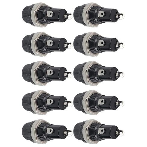 Panel MountHolder Case 10pcs 5x20mm Glass Tubefor Electrical Equipment in Saudi Arabia