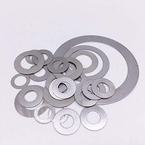 100Pcs Shim Washerrs Stainless Steel ID 3mm 4mm 5mm Flat Washerr Ultrathin Gasket Thin Shim - (Inner Diameter: 5x8x1) in Kuwait