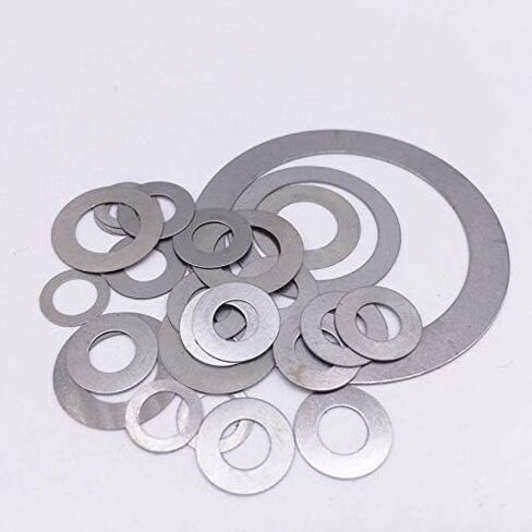 100Pcs Shim Washerrs Stainless Steel ID 3mm 4mm 5mm Flat Washerr Ultrathin Gasket Thin Shim - (Inner Diameter: 5x8x1) in Kuwait