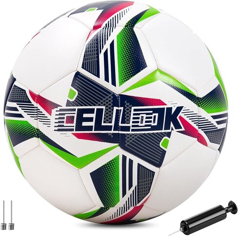 Soccer Ball Size 5 Size 4 with Pump Deflated, Official Size and Weight Long-Lasting Soccer Ball for Youth Teens Adult, Indoor Outdoor Training Practice Ball Games Sports Easter Basket Stuffers Gifts in Saudi Arabia