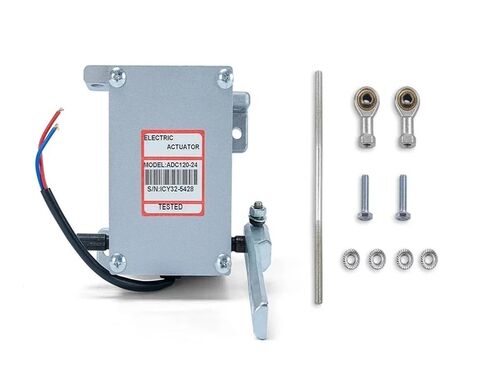 ADC120 Generator Engine Actuator Electronic Governor Fuel Pump Linear Rotor External Type Actuator Genset Part 12V 24V(24V-ADC120) in Saudi Arabia
