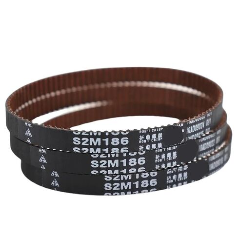 S2M194 S2M196 S2M198 S2M200 S2M202 Timing Belt G Motor Tools Pulley Circular Teeth Rubber Belt 1Pcs(S2M202,8mm) in Kuwait