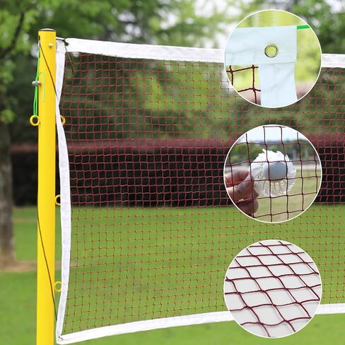 Badminton Net Frame Poles - Badminton Poles & Net for Backyard School,Indoor Outdoor Heavy Duty Badminton Post Set, Outdoor Badmintons Net Stand with Base, for Adult Kids Training in Kuwait