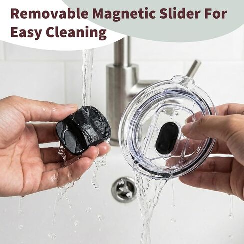 غطاء بديل متوافق مع غطاء منزلق مغناطيسي 16oz-2Pack من Corkcicle، مانع للانسكاب مزدوج الغلق متوافق مع ملحقات Corkcicle in Kuwait