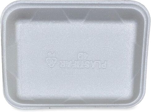 بلاستيفار SA صواني لحم #4D 9.47 × 7.12 × 1.32 أبيض 500/كرتون in Kuwait