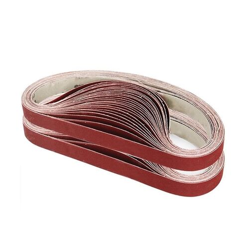 أحزمة صنفرة من الكربيد، 10 قطع من أشرطة صنفرة حزام صنفرة من الألومينا 25 * 762 مم طحن معدني (600#) in Kuwait