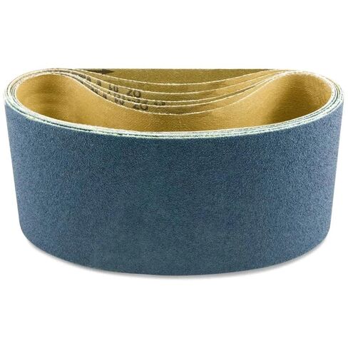 3 X 21 Inch 36 Grit Metal Grinding Zirconia Sanding Belts, 4 Pack in Kuwait
