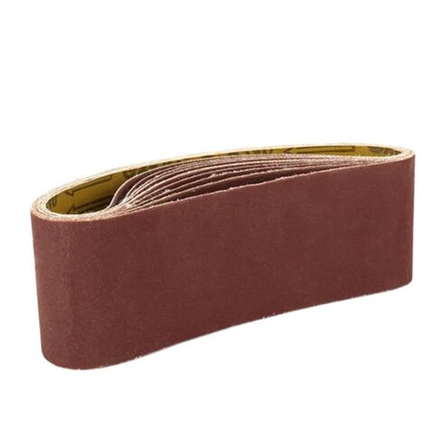 أحزمة صنفرة من الكربيد، 15 قطعة 457 مم × 75 مم حزام سنفرة من الألومنيوم أكسيد ساندر حزام حلقي اكسيد الالمونيوم البني in Kuwait