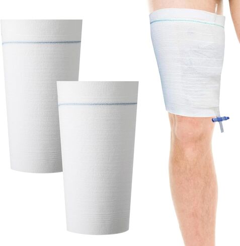 2 Pcs Catheter Leg Bag Holder M Stay in Place Urine Bags for Legs Urinary Drainage Bag for Men Women in Saudi Arabia