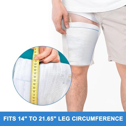 2 Pcs Catheter Leg Bag Holder M Stay in Place Urine Bags for Legs Urinary Drainage Bag for Men Women in Saudi Arabia