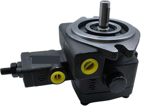 1 قطعة PVF-12-35-10 مضخات زيت ريشة النزوح المتغير Woodruff مفتاح نهاية PVF مضخة هيدروليكية PVF-12 مضخات ريشة واحدة in Kuwait