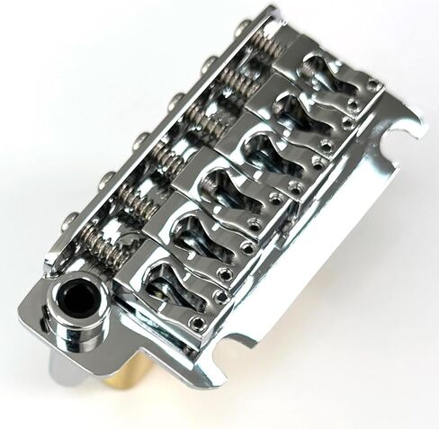 Guitar Bridge Saddles 10.8mm Zinc Alloy Tremolo Bridge Saddles Compatible with 6 String Fender Strat St Tele Telecaster Electric Guitar Replacement parts Chrome in Saudi Arabia