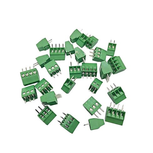 27 قطعة 2.54 مم 0.1 بوصة موصل كتلة طرفية لتركيب PCB (2PIN×10، 3PIN×10، 4PIN×7 + مفك براغي مخصص)، 150 فولت 6 أمبير، متوافق مع كابلات 26-18AWG in Kuwait