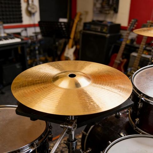 2Pcs 6-Inch Brass Drum Cymbals Jazz Drum Professional Fitting Anti-Rust Cymbal Parts for Percussion Use in Saudi Arabia
