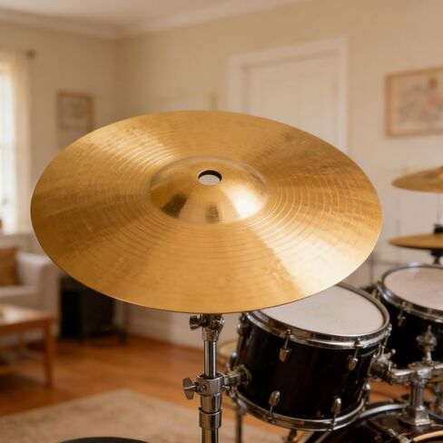 2Pcs 6-Inch Brass Drum Cymbals Jazz Drum Professional Fitting Anti-Rust Cymbal Parts for Percussion Use in Saudi Arabia