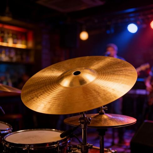 2Pcs 6-Inch Brass Drum Cymbals Jazz Drum Professional Fitting Anti-Rust Cymbal Parts for Percussion Use in Saudi Arabia